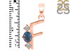 Labradorite & White Topaz Alphabet F Pendant LBD-RDA-58.