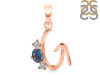 Labradorite & White Topaz Alphabet G Pendant LBD-RDA-59.