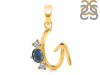 Labradorite & White Topaz Alphabet G Pendant LBD-RDA-59.