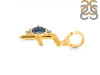 Labradorite & White Topaz Alphabet F Pendant LBD-RDA-6.