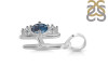 Labradorite & White Topaz Alphabet H Pendant LBD-RDA-60.