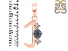 Labradorite & White Topaz Alphabet J Pendant LBD-RDA-62.