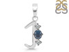 Labradorite & White Topaz Alphabet J Pendant LBD-RDA-62.