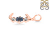 Labradorite & White Topaz Alphabet J Pendant LBD-RDA-62.