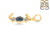Labradorite & White Topaz Alphabet J Pendant LBD-RDA-62.
