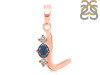 Labradorite & White Topaz Alphabet L Pendant LBD-RDA-64.
