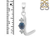 Labradorite & White Topaz Alphabet L Pendant LBD-RDA-64.