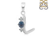 Labradorite & White Topaz Alphabet L Pendant LBD-RDA-64.