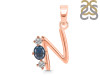 Labradorite & White Topaz Alphabet N Pendant LBD-RDA-66.