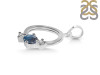 Labradorite & White Topaz Alphabet O Pendant LBD-RDA-67.