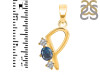Labradorite & White Topaz Alphabet P Pendant LBD-RDA-68.