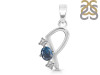 Labradorite & White Topaz Alphabet P Pendant LBD-RDA-68.