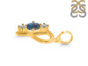 Labradorite & White Topaz Alphabet P Pendant LBD-RDA-68.