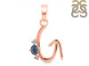 Labradorite & White Topaz Alphabet G Pendant LBD-RDA-7.