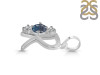 Labradorite & White Topaz Alphabet R Pendant LBD-RDA-70.