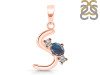 Labradorite & White Topaz Alphabet S Pendant LBD-RDA-71.
