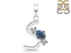 Labradorite & White Topaz Alphabet S Pendant LBD-RDA-71.