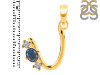 Labradorite & White Topaz Alphabet U Pendant LBD-RDA-73.