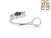 Labradorite & White Topaz Alphabet U Pendant LBD-RDA-73.