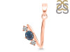 Labradorite & White Topaz Alphabet V Pendant LBD-RDA-74.