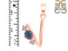 Labradorite & White Topaz Alphabet V Pendant LBD-RDA-74.