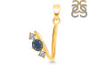 Labradorite & White Topaz Alphabet V Pendant LBD-RDA-74.