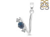 Labradorite & White Topaz Alphabet V Pendant LBD-RDA-74.