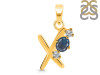 Labradorite & White Topaz Alphabet X Pendant LBD-RDA-76.