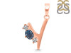 Labradorite & White Topaz Alphabet Y Pendant LBD-RDA-77.