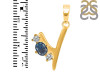 Labradorite & White Topaz Alphabet Y Pendant LBD-RDA-77.