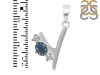 Labradorite & White Topaz Alphabet Y Pendant LBD-RDA-77.