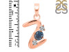 Labradorite & White Topaz Alphabet Z Pendant LBD-RDA-78.