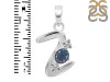 Labradorite & White Topaz Alphabet Z Pendant LBD-RDA-78.