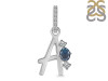 Labradorite & White Topaz Alphabet A Pendant LBD-RDA-79.