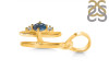 Labradorite & White Topaz Alphabet H Pendant LBD-RDA-8.