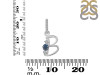 Labradorite & White Topaz Alphabet B Pendant LBD-RDA-80.