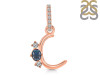 Labradorite & White Topaz Alphabet C Pendant LBD-RDA-81.