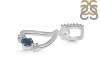 Labradorite & White Topaz Alphabet D Pendant LBD-RDA-82.