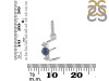 Labradorite & White Topaz Alphabet E Pendant LBD-RDA-83.