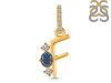 Labradorite & White Topaz Alphabet F Pendant LBD-RDA-84.