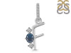 Labradorite & White Topaz Alphabet F Pendant LBD-RDA-84.