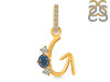 Labradorite & White Topaz Alphabet G Pendant LBD-RDA-85.