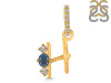 Labradorite & White Topaz Alphabet H Pendant LBD-RDA-86.
