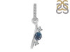 Labradorite & White Topaz Alphabet I Pendant LBD-RDA-87.