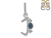 Labradorite & White Topaz Alphabet J Pendant LBD-RDA-88.