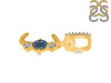 Labradorite & White Topaz Alphabet J Pendant LBD-RDA-88.