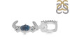 Labradorite & White Topaz Alphabet J Pendant LBD-RDA-88.