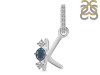Labradorite & White Topaz Alphabet K Pendant LBD-RDA-89.