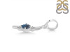 Labradorite & White Topaz Alphabet I Pendant LBD-RDA-9.