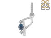 Labradorite & White Topaz Alphabet P Pendant LBD-RDA-94.